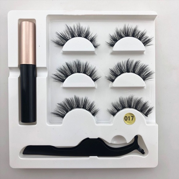 🔥Hot lashes set 3 pairs lashes&eyeliner&tweezer - Picture 5 of 6